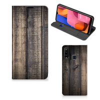 Samsung Galaxy A20s Book Wallet Case Steigerhout