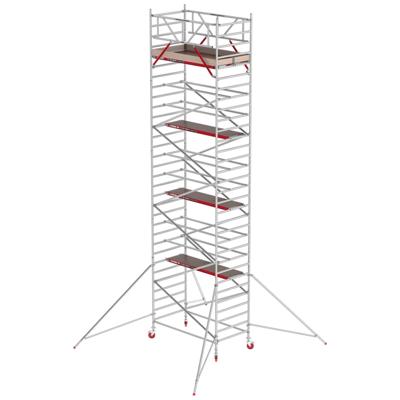 Altrex RS TOWER 41 PLUS rolsteiger | 10.20 m | 0.90 m | 2.45 m houten platform | Safe-Quick + schoren - TX411016