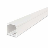 Kabelgoot wit 60x40mm 2 meter RAL 9010 in folie Canalit 955046 prijs per meter