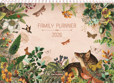 Pimpelmees Familyplanner 2026 Botanica Fox Rose