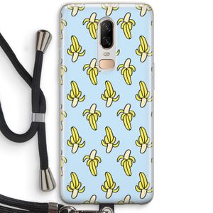 Bananas: OnePlus 6 Transparant Hoesje met koord