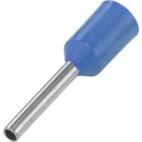 Vogt Verbindungstechnik 460006 Adereindhulzen 0.25 mm² Deels geïsoleerd Lichtblauw 100 stuk(s) - thumbnail