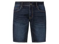 LIVERGY Heren sweatdenim korte broek (58, Donkerblauw)