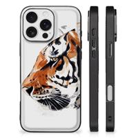 Kleurrijke Telefoonhoesje iPhone 16 Pro Watercolor Tiger Kleurrijke Telefoonhoesje iPhone 16 Pro Watercolor Tiger