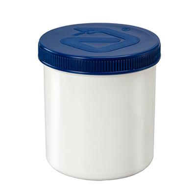 Spruyt Hillen Zalfflacon wit/blauw met dop 250ml