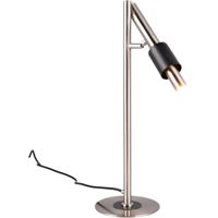 LED Tafellamp - Trio Select Ikaris - 1 Lichtpunt van 4.5 Watt - Aanpasbare Lichtkleur - Touchdimmer - Draaibaar - IP20 - Mat Nikkel - Metaal