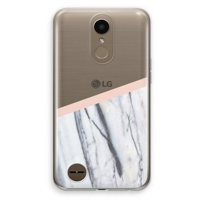 A touch of peach: LG K10 (2017) Transparant Hoesje