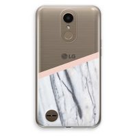 A touch of peach: LG K10 (2017) Transparant Hoesje
