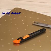 Bonbon doosjes - Chocolade doosje - Goud sterren HOOG - 24 stuks