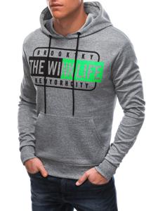 Heren sweatshirt B1458 - grijs - sale