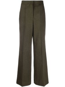 Givenchy pantalon évasé à taille haute - Vert