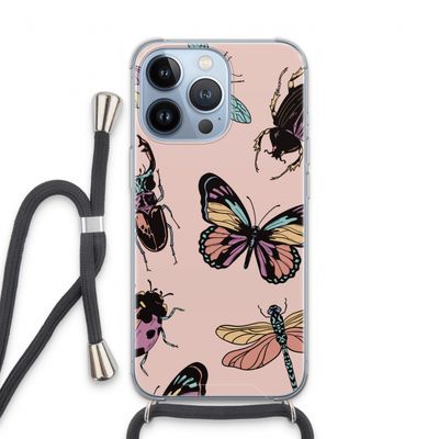 Tiny Bugs: iPhone 13 Pro Transparant Hoesje met koord