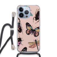 Tiny Bugs: iPhone 13 Pro Transparant Hoesje met koord