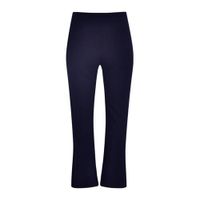 Yoek geribde bootcut broek DIAGONAL donkerblauw - thumbnail