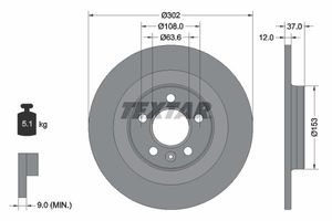 Remschijf 92304703