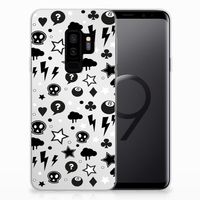 Silicone Back Case Samsung Galaxy S9 Plus Silver Punk - thumbnail