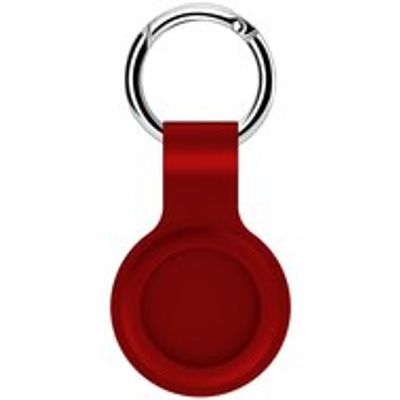 AirTag case shock series - siliconen sleutelhanger met ring - rood
