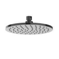 Hoofddouche IVY Medium 20 cm Anti-Kalk Nozzels Zwart Chroom PVD