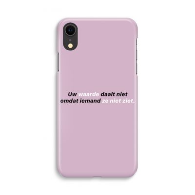 uw waarde daalt niet: iPhone XR Volledig Geprint Hoesje