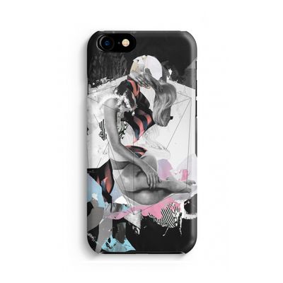 Camouflage de sommeil: Volledig geprint iPhone SE 2020 Hoesje