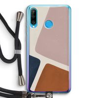 Geo #2: Huawei P30 Lite Transparant Hoesje met koord