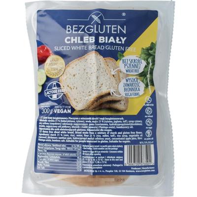 Bezgluten wit brood gesneden