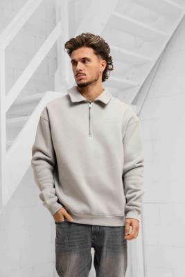 Croyez Fraternité Half Zip Sweater Heren Grijs - Maat XS - Kleur: Grijs | Soccerfanshop