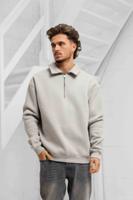 Croyez Fraternité Half Zip Sweater Heren Grijs - Maat XS - Kleur: Grijs | Soccerfanshop