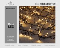 2,5-3m treecluster 20m/1536led warm wit Anna's collection - Anna's Collection
