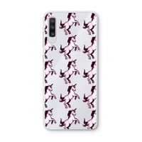 Musketon Unicorn: Samsung Galaxy A70 Transparant Hoesje Musketon Unicorn: Samsung Galaxy A70 Transparant Hoesje