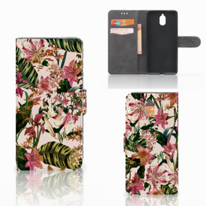 Nokia 3.1 (2018) Hoesje Flowers