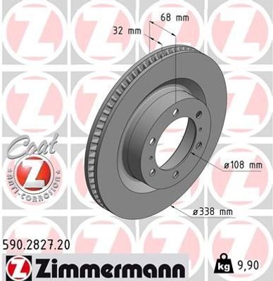 Remschijf Coat Z 590282720