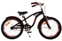 Volare miracle cruiser kinderfiets - jongens - 18 inch - mat zwart - prime collection