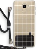 Rooster 2: Samsung Galaxy J6 (2018) Transparant Hoesje met koord