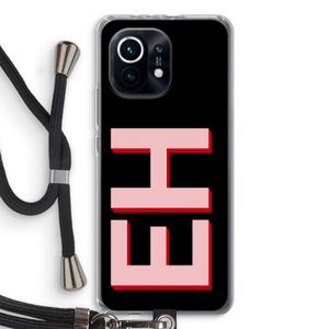 Monogram: Xiaomi Mi 11 Transparant Hoesje met koord