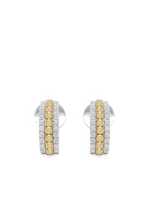 HYT Jewelry créoles en or blanc 18ct - Argent