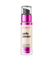 Claresa satin matt foundation pretty, please! 02 light 34gr.