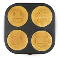 Domo Pannenkoekenplaat 'Emoji party' DO8718P pannenkoekmaker - thumbnail