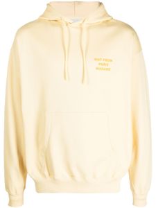 Drôle De Monsieur hoodie à slogan imprimé - Jaune