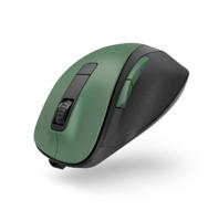 Hama optische draadloze muis 6 knoppen mw-500 recharge accu ergo. bosgroen - thumbnail