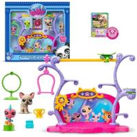 BANDAI - Littlest Pet Shop - Pets Got Talent Speelset - Speelset met 2 dieren, decor en accessoires - BF00558