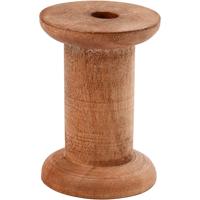 Creativ Company Spoel, h: 70 mm, d 30+48 mm, gatgrootte 10 mm, 10 stuk/ 1 doos Creativ Company Spoel, h: 70 mm, d 30+48 mm, gatgrootte 10 mm, 10 stuk/ 1 doos