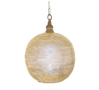 Hanglamp Globall Filisky Goud M - Ø 27cm