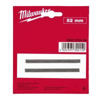Milwaukee Messen voor schaafmachines 82 mm TCT omkeerbaar - 2 stuks - 4932273484
