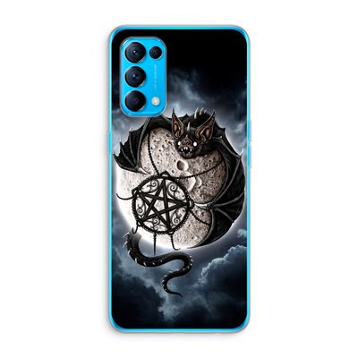 Volle maan: Oppo Find X3 Lite Transparant Hoesje