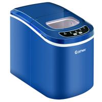 Draagbare Ijsmachine met 2,2 L Watertank Ijsmachine 24 x 33 x 36 cm Blauw