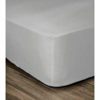 Verstelbaar onderlaken Lovely Home Lichtgrijs 90 x 190