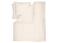 LIVARNO Satijnen dekbedovertrek 200 x 200 cm (Beige)