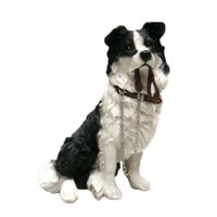 Dierenbeeld Border collie hond 18 cm Dierenbeeld Border collie hond 18 cm