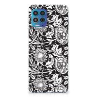 Motorola Moto G100 | TPU Case | Black Flowers